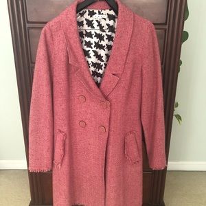 Vintage CAbi Madison Ave Pink Tweed Coat